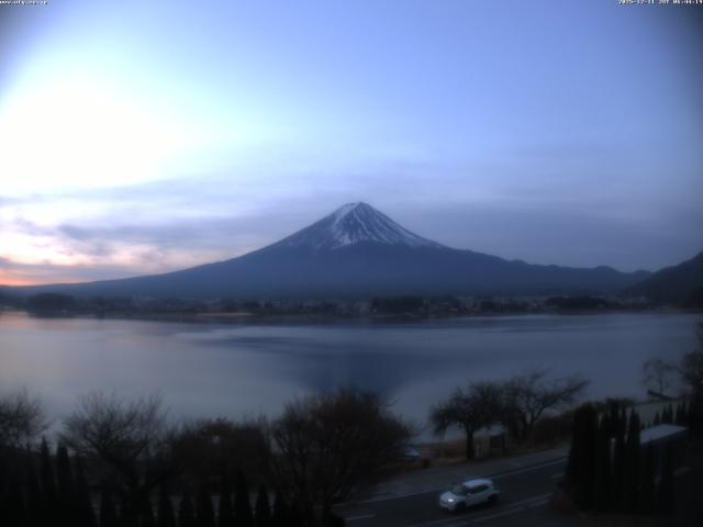 河口湖からの富士山