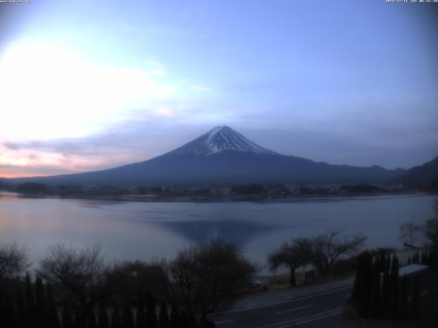 河口湖からの富士山
