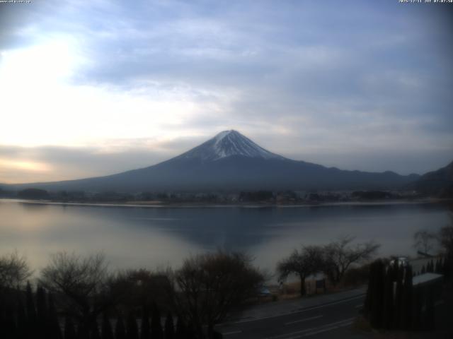河口湖からの富士山