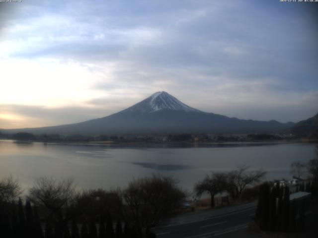河口湖からの富士山