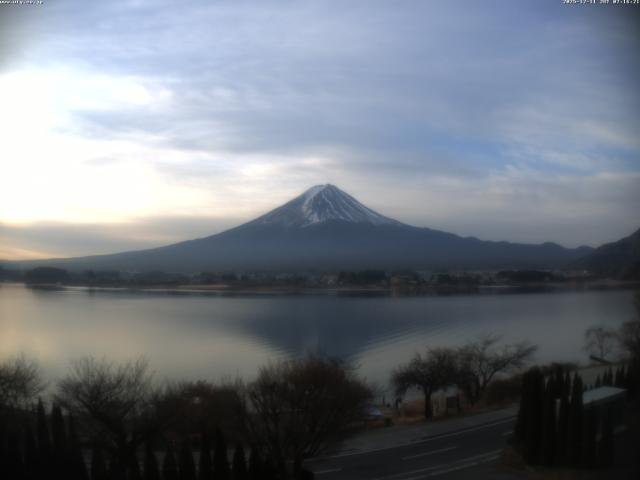 河口湖からの富士山