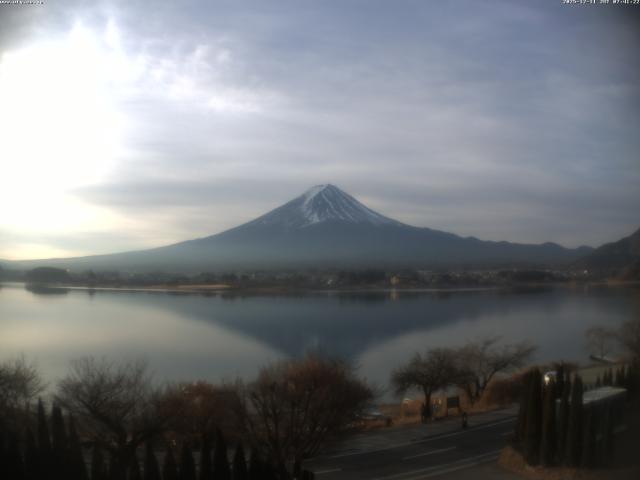 河口湖からの富士山