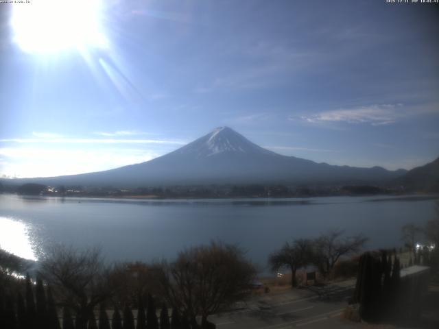 河口湖からの富士山