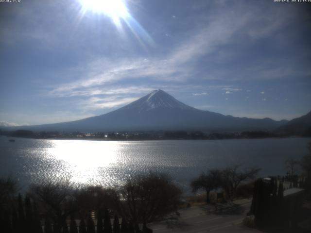 河口湖からの富士山