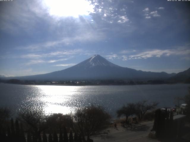 河口湖からの富士山