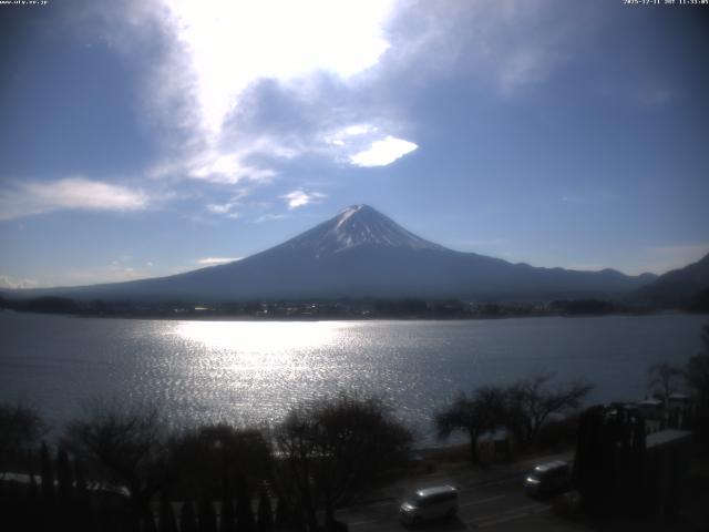河口湖からの富士山