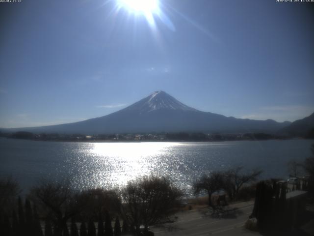 河口湖からの富士山