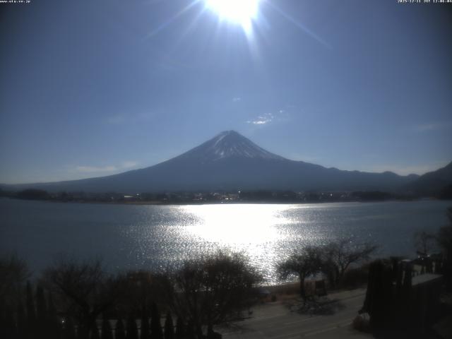 河口湖からの富士山