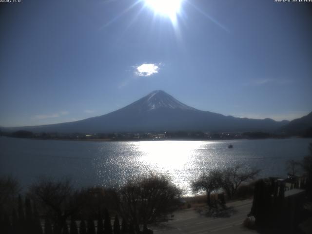 河口湖からの富士山
