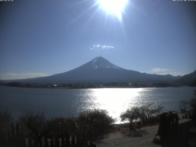 河口湖からの富士山