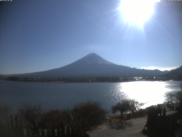 河口湖からの富士山