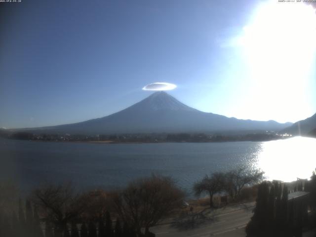河口湖からの富士山