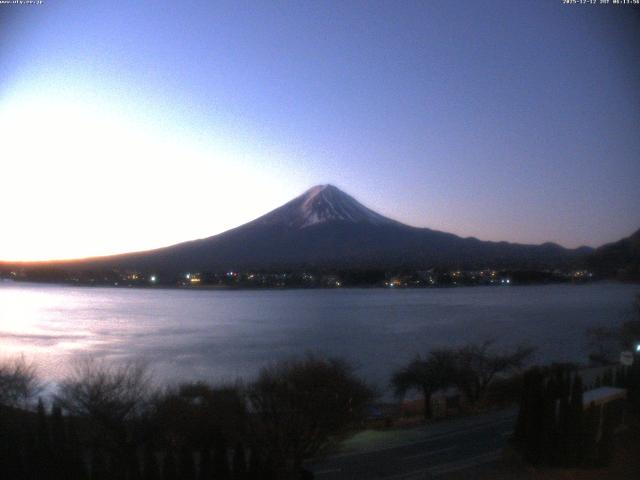 河口湖からの富士山