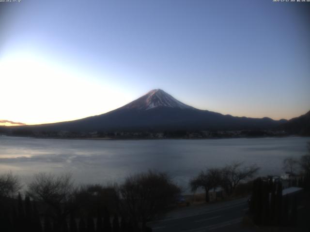 河口湖からの富士山