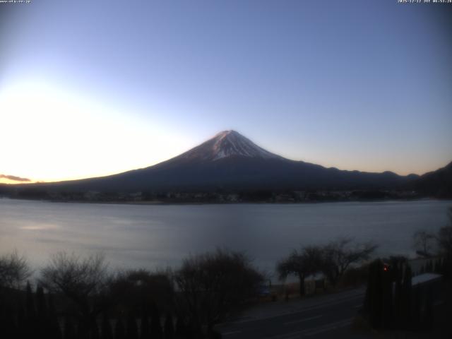 河口湖からの富士山