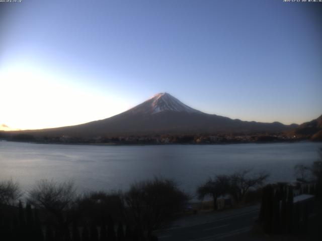 河口湖からの富士山