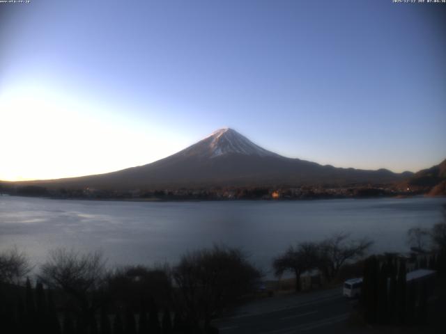 河口湖からの富士山
