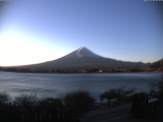 河口湖からの富士山