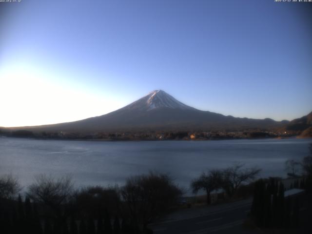 河口湖からの富士山