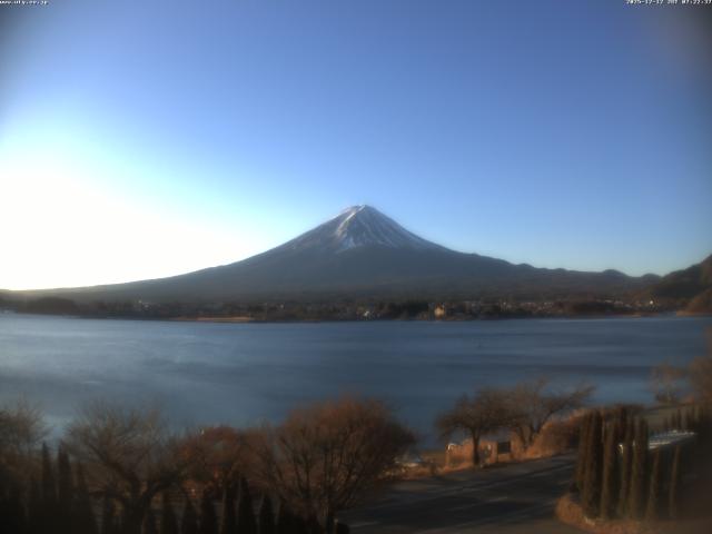 河口湖からの富士山
