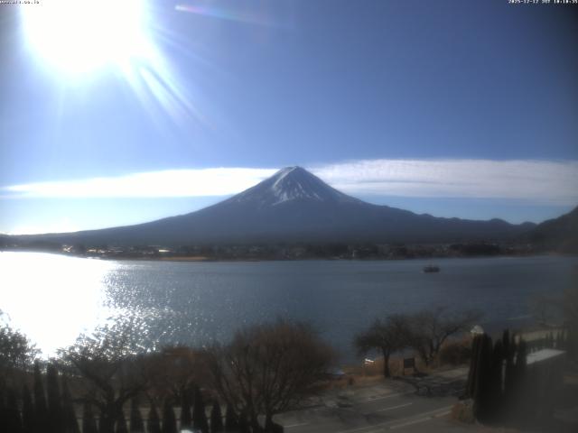 河口湖からの富士山