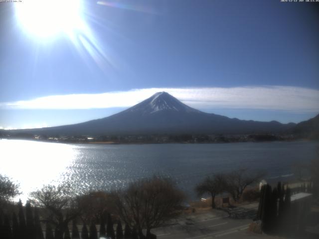 河口湖からの富士山