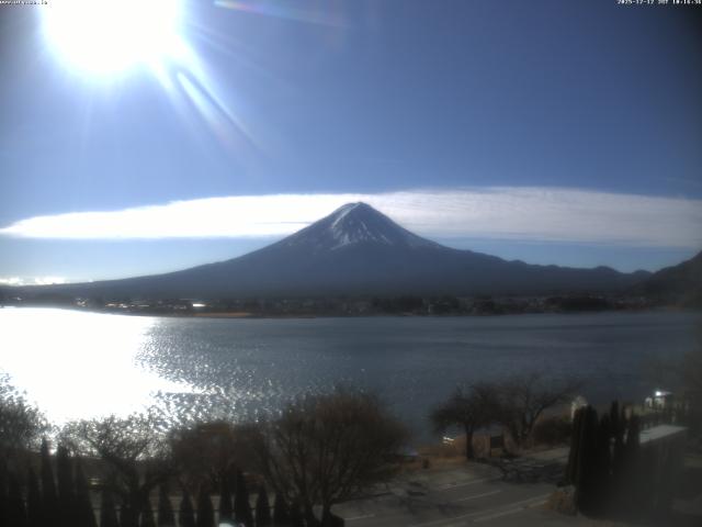 河口湖からの富士山