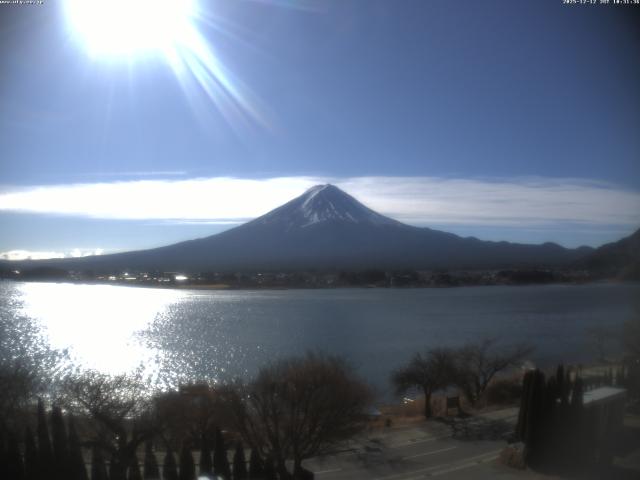 河口湖からの富士山