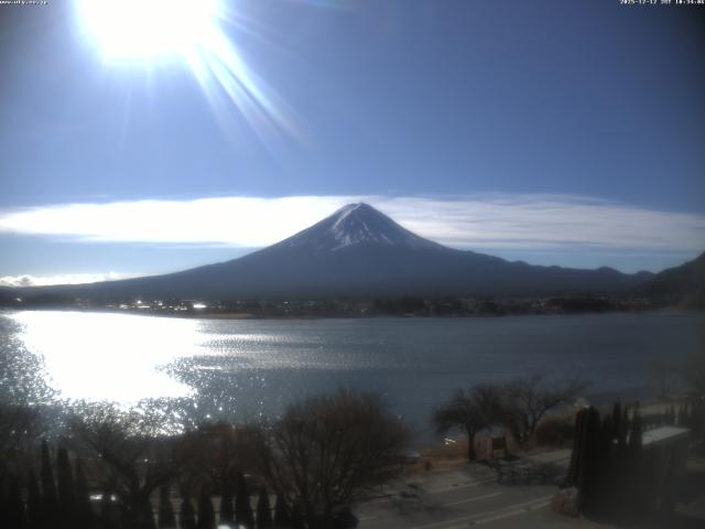 河口湖からの富士山