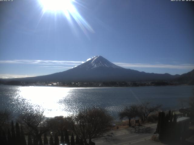 河口湖からの富士山