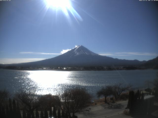 河口湖からの富士山