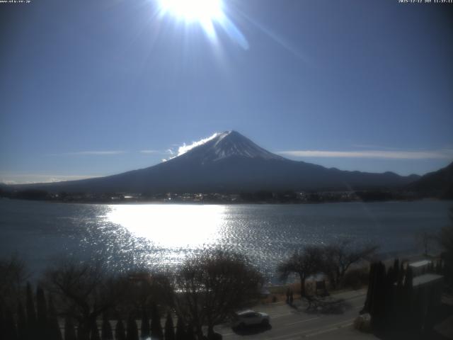 河口湖からの富士山