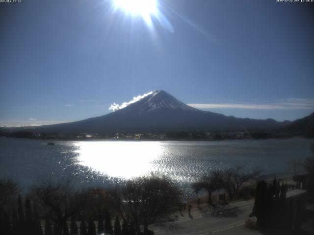 河口湖からの富士山