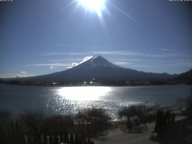 河口湖からの富士山