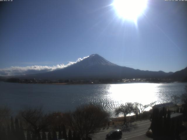 河口湖からの富士山