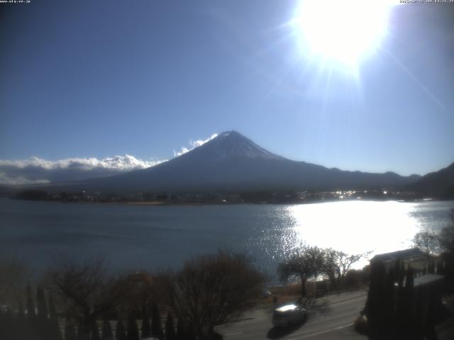 河口湖からの富士山