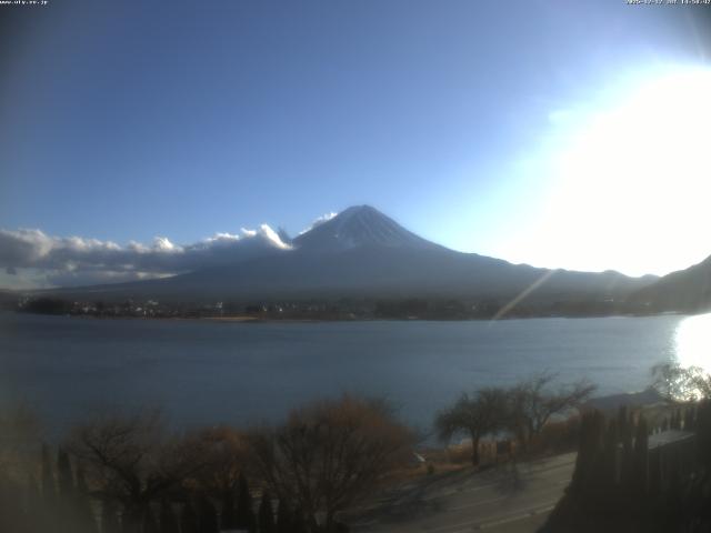 河口湖からの富士山