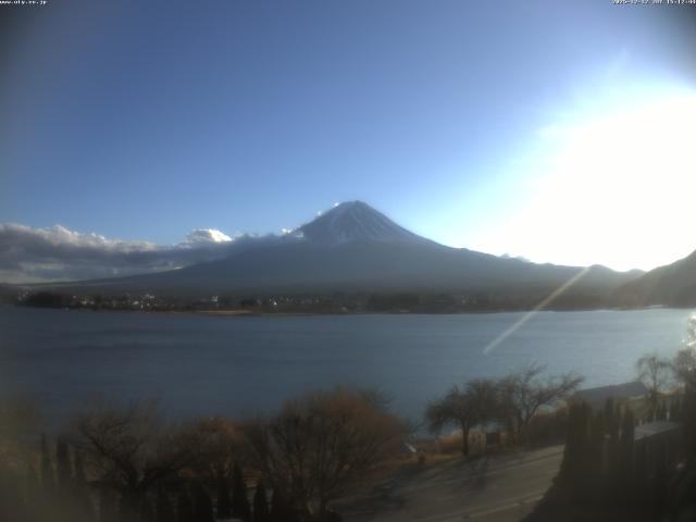 河口湖からの富士山