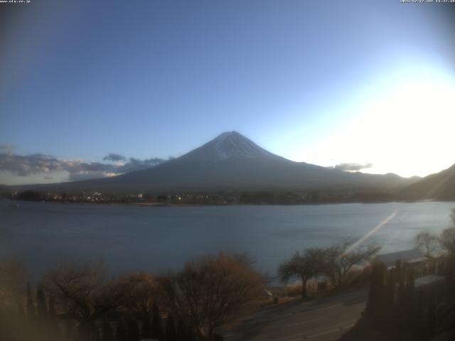 河口湖からの富士山