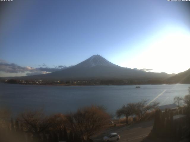 河口湖からの富士山