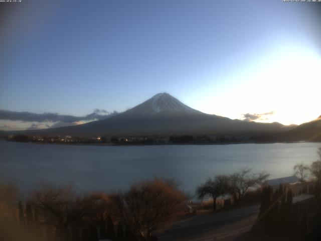 河口湖からの富士山