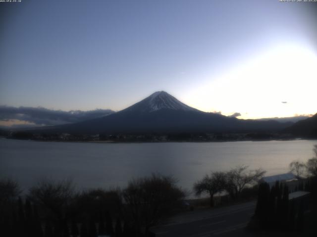 河口湖からの富士山