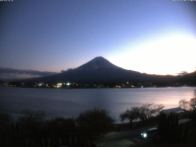 河口湖からの富士山