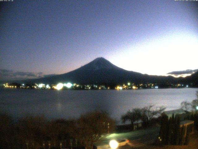 河口湖からの富士山