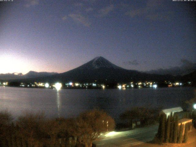 河口湖からの富士山