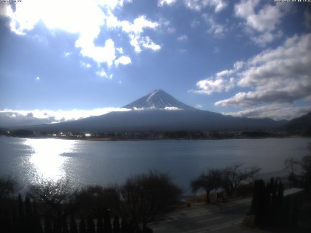 河口湖からの富士山