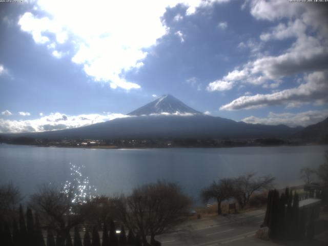 河口湖からの富士山