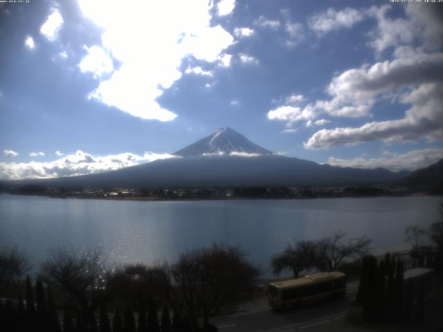河口湖からの富士山