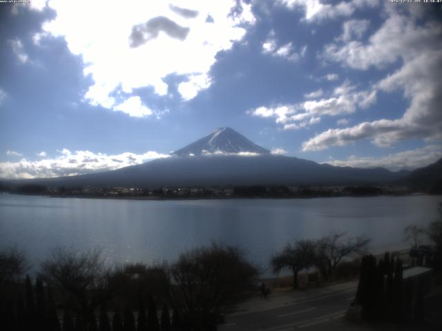 河口湖からの富士山