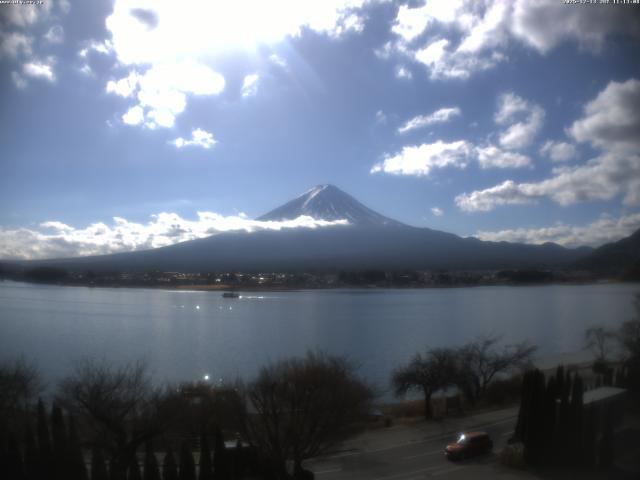 河口湖からの富士山